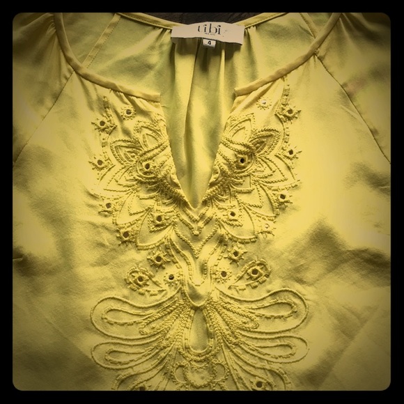 Tibi Yellow Blouse - Picture 2 of 3